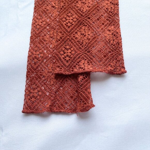 FREE PEOPLE INTIMATELY TRIBECA SWEET MEMORIES LACE TURTLENECK SHEER TOP - S - Picture 9 of 10